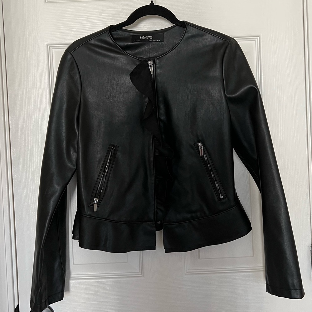 Zara Faux Leather Jacket